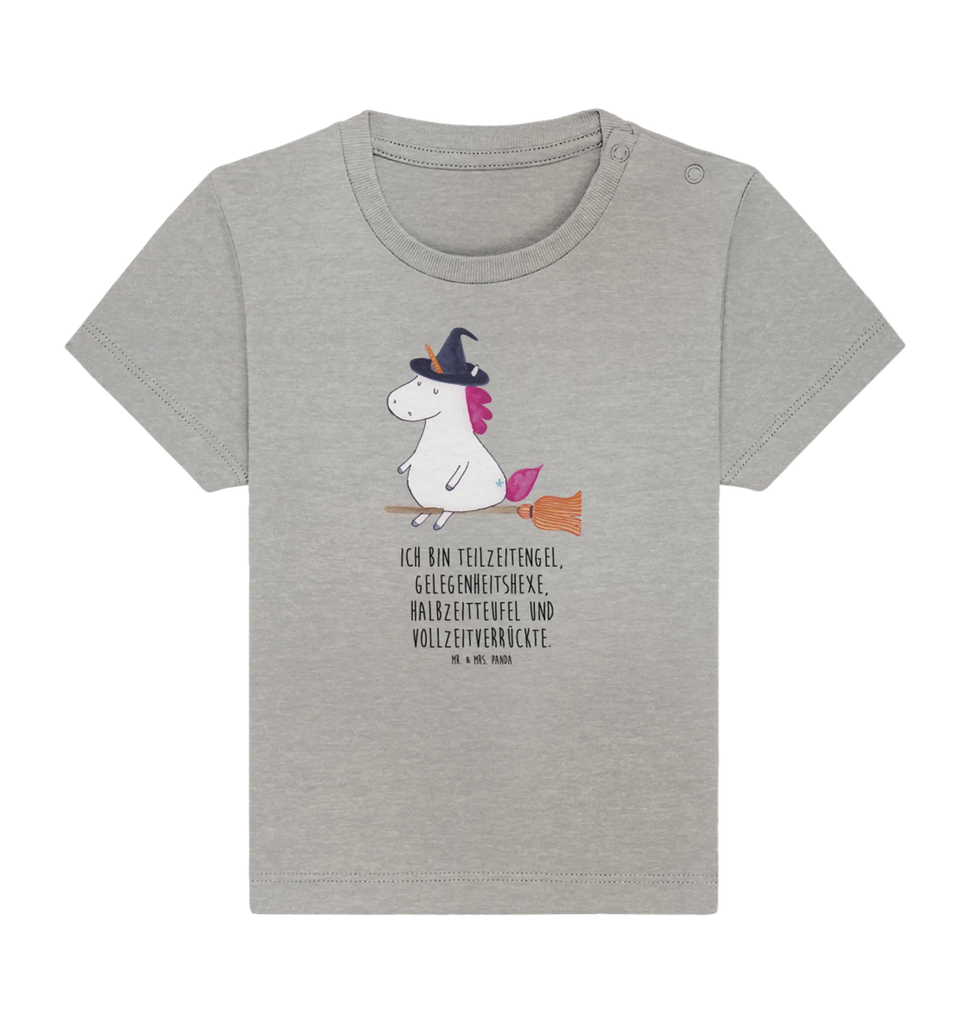 Organic Baby Shirt Einhorn Hexe Baby T-Shirt, Jungen Baby T-Shirt, Mädchen Baby T-Shirt, Shirt, Einhorn, Einhörner, Einhorn Deko, Pegasus, Unicorn, Frau, Ehefrau, Hexe, Teufel, Engel, Verrückte, Freundin, Leben, Zicke