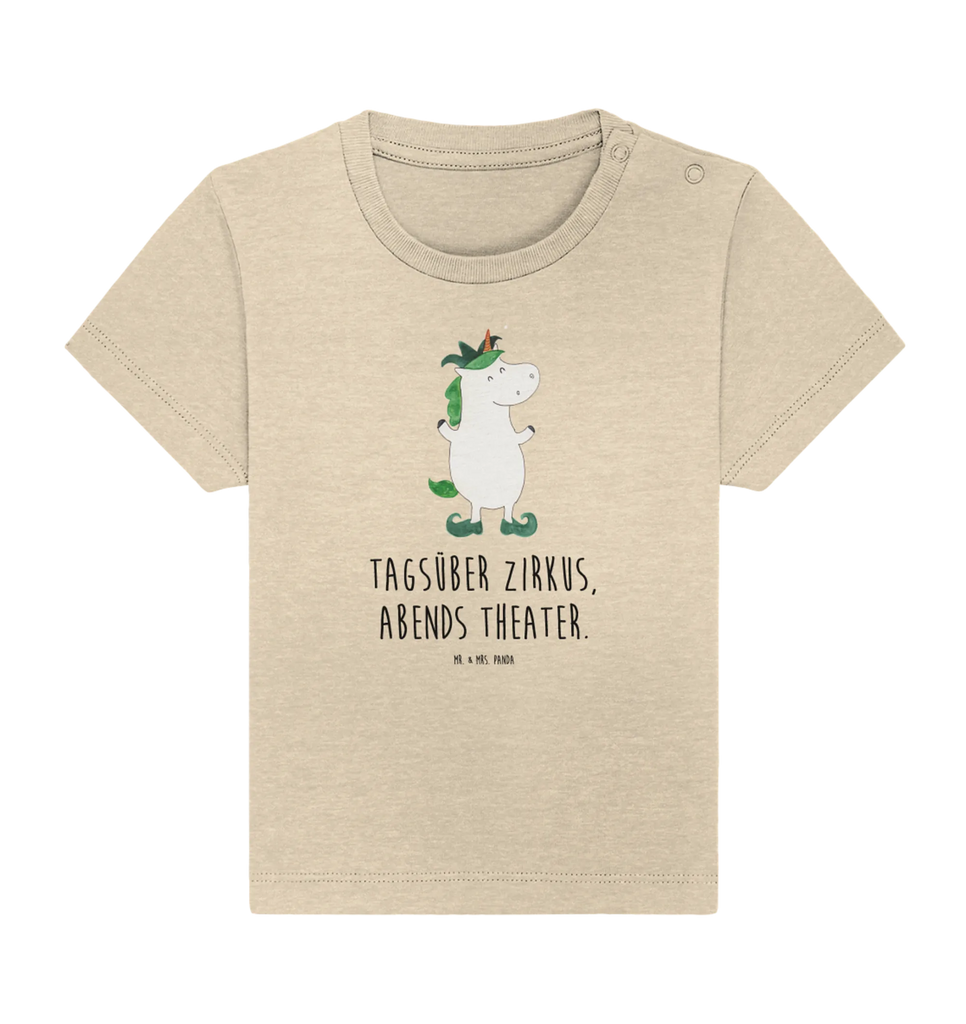 Organic Baby Shirt Einhorn Joker Baby T-Shirt, Jungen Baby T-Shirt, Mädchen Baby T-Shirt, Shirt, Einhorn, Einhörner, Einhorn Deko, Pegasus, Unicorn, Hofnarr, Kasper, Gaukler, Mittelalter