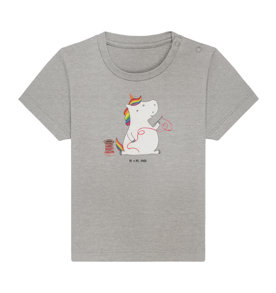 Organic Baby Shirt Einhorn Näherin Baby T-Shirt, Jungen Baby T-Shirt, Mädchen Baby T-Shirt, Shirt, Einhorn, Einhörner, Einhorn Deko, Pegasus, Unicorn, Näherin, nähen, Mädchen, Freundin, Häkeln, Stricken, basteln, Nähzimmer