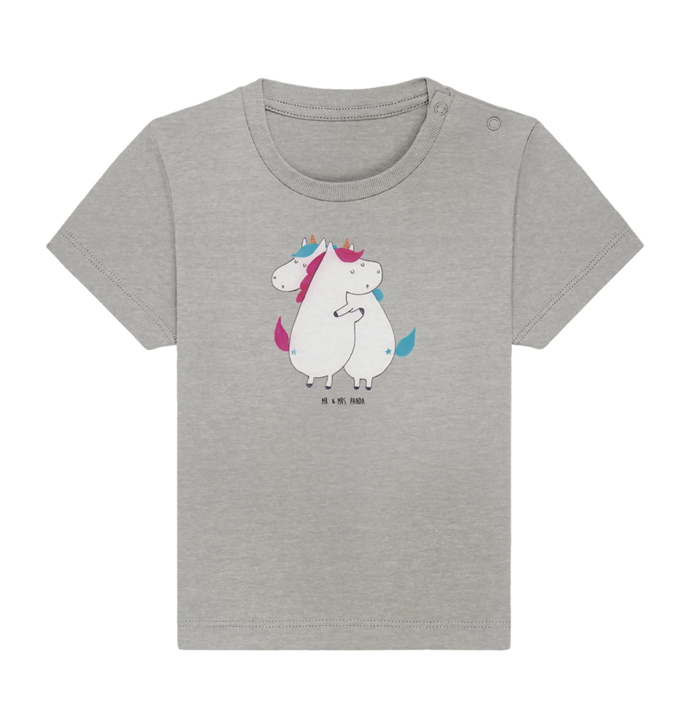 Organic Baby Shirt Einhörner Umarmen Baby T-Shirt, Jungen Baby T-Shirt, Mädchen Baby T-Shirt, Shirt, Einhorn, Einhörner, Einhorn Deko, Pegasus, Unicorn, Freundinnen, Freundin, BFF, Schwester, Schwestern, Familie, Geschwister, Sister, Liebe