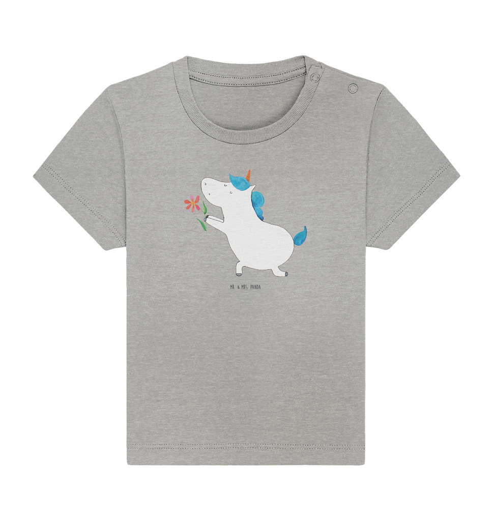 Organic Baby Shirt Einhorn Blume Baby T-Shirt, Jungen Baby T-Shirt, Mädchen Baby T-Shirt, Shirt, Einhorn, Einhörner, Einhorn Deko, Pegasus, Unicorn, Liebe, Liebesbeweis, Antrag, Heiratsantrag, Verlobung, Ehepaar, Pärchen, Partner, Freund, Freundin, Ehe, heiraten