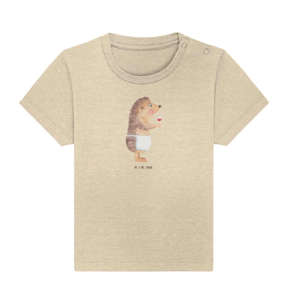 Organic Baby Shirt Igel Wein Baby T-Shirt, Jungen Baby T-Shirt, Mädchen Baby T-Shirt, Shirt, Tiermotive, Gute Laune, lustige Sprüche, Tiere, Wein Spruch, Igel, Geschenk Weintrinker, Geschenk Weinliebhaber, Wein Deko, Weinglas, Rotwein, Weißwein, Wein trinken