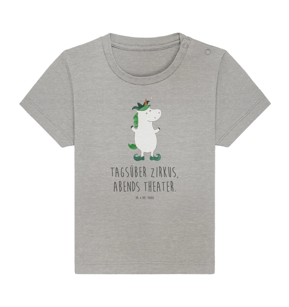 Organic Baby Shirt Einhorn Joker Baby T-Shirt, Jungen Baby T-Shirt, Mädchen Baby T-Shirt, Shirt, Einhorn, Einhörner, Einhorn Deko, Pegasus, Unicorn, Hofnarr, Kasper, Gaukler, Mittelalter