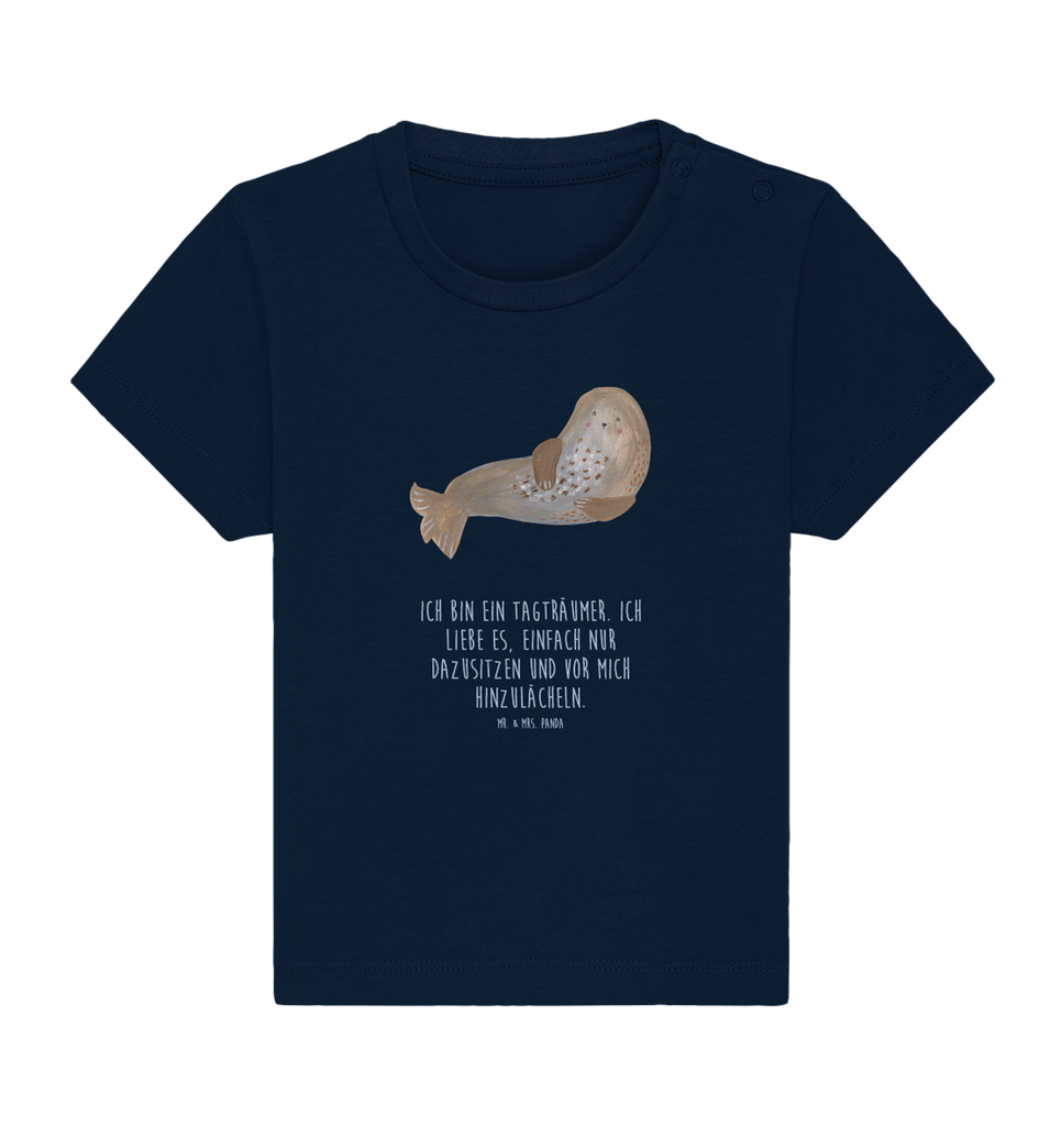 Organic Baby Shirt Robbe Lachen Baby T-Shirt, Jungen Baby T-Shirt, Mädchen Baby T-Shirt, Shirt, Tiermotive, Gute Laune, lustige Sprüche, Tiere, Robbe, Robben, Seehund, Strand, Meerestier, Ostsee, Nordsee