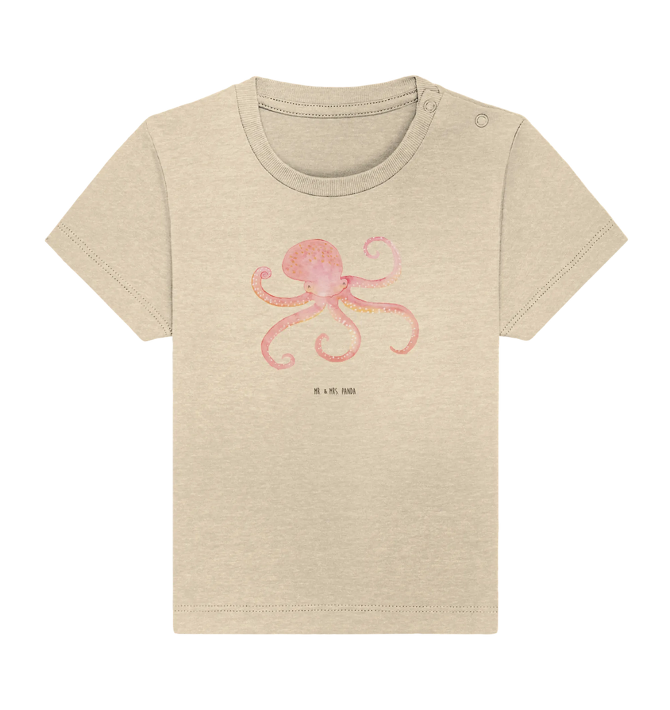 Organic Baby Shirt Tintenfisch Baby T-Shirt, Jungen Baby T-Shirt, Mädchen Baby T-Shirt, Shirt, Tiermotive, Gute Laune, lustige Sprüche, Tiere, Meer, Meerestier, Krake, Tintenfisch, Arme, Wasser, Ozean