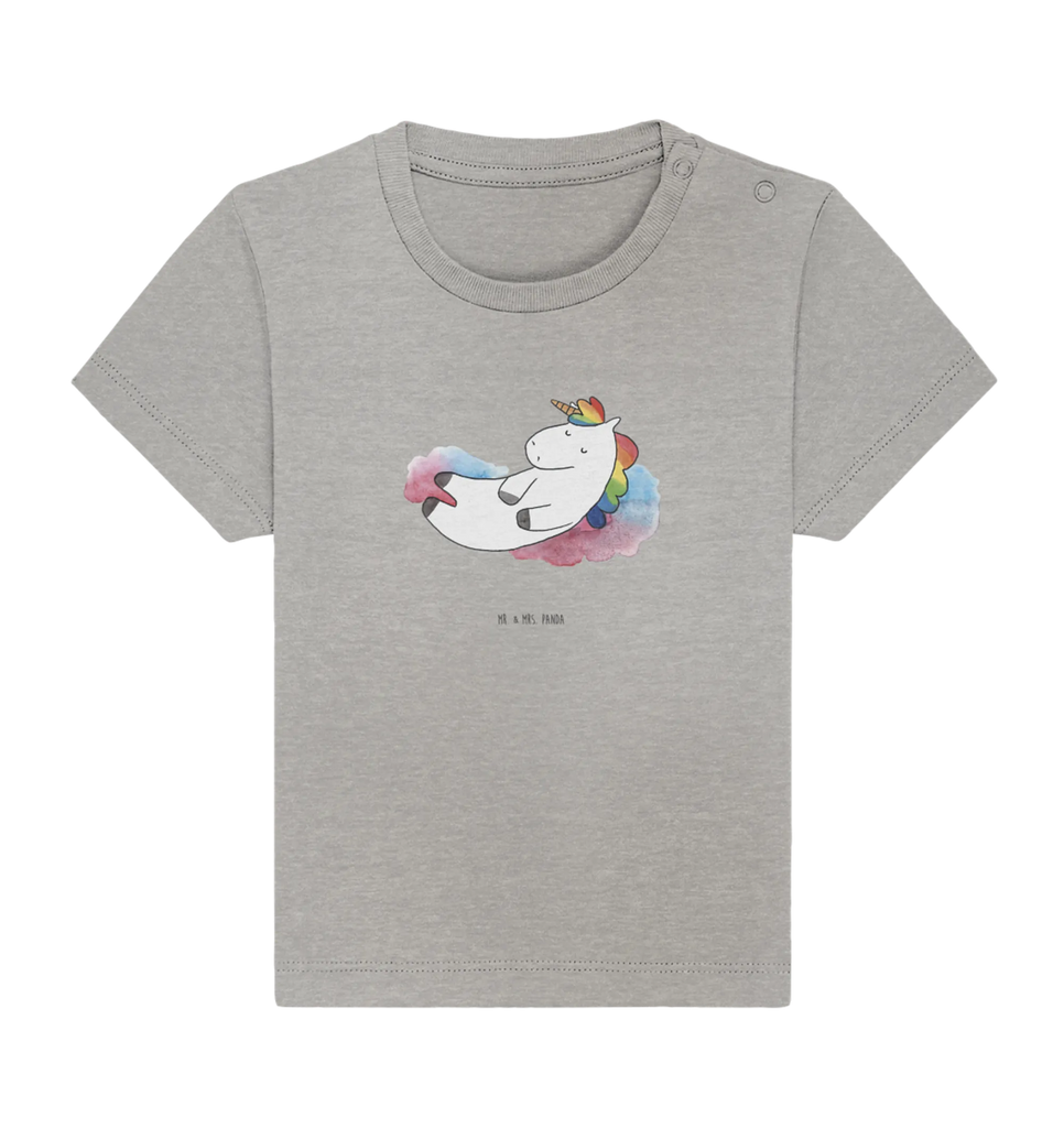 Organic Baby Shirt Einhorn Wolke 7 Baby T-Shirt, Jungen Baby T-Shirt, Mädchen Baby T-Shirt, Shirt, Einhorn, Einhörner, Einhorn Deko, Unicorn, verliebt, Menschen, witzig, lustig, Geschenk, Glaube, Realität, Lächeln