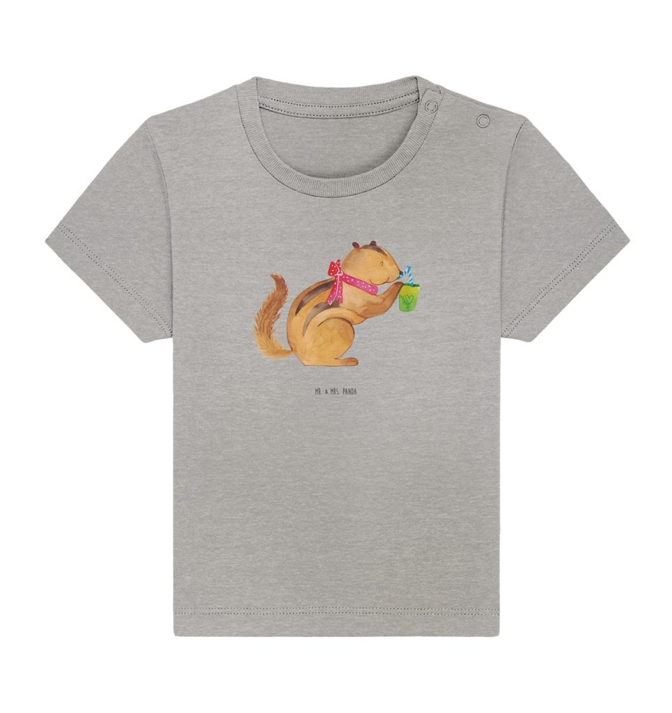 Organic Baby Shirt Eichhörnchen Smoothie Baby T-Shirt, Jungen Baby T-Shirt, Mädchen Baby T-Shirt, Shirt, Tiermotive, Gute Laune, lustige Sprüche, Tiere, Green Smoothies, Diät, Abnehmen, Streifenhörnchen, Eichhörnchen