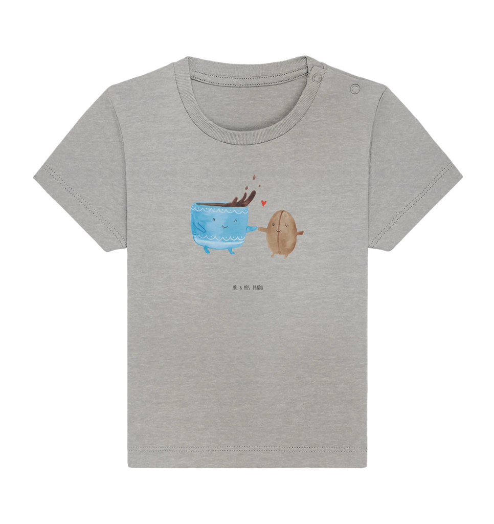 Organic Baby Shirt Kaffee Bohne Baby T-Shirt, Jungen Baby T-Shirt, Mädchen Baby T-Shirt, Shirt, Tiermotive, Gute Laune, lustige Sprüche, Tiere, Kaffee, Kaffeebohne, Genuss, Zufriedenheit, Glück