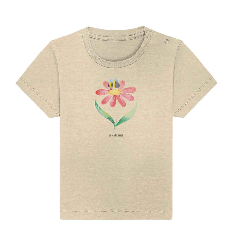 Organic Baby Shirt Hummel Blume Baby T-Shirt, Jungen Baby T-Shirt, Mädchen Baby T-Shirt, Shirt, Tiermotive, Gute Laune, lustige Sprüche, Tiere, Hummel, Blume, Wespe, Flauschig, Natur, Feld, Hummeln, Biene