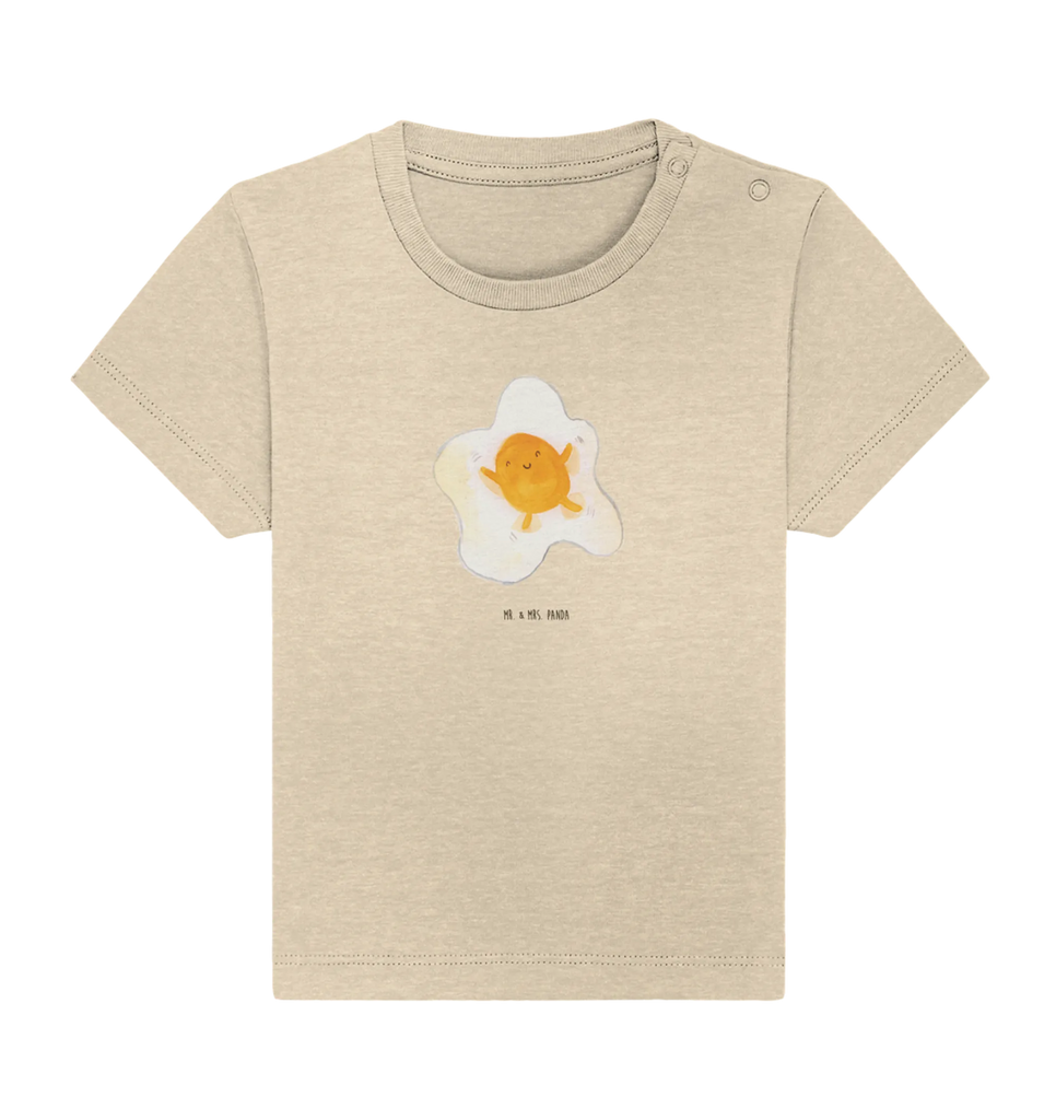 Organic Baby Shirt Spiegelei Ei Baby T-Shirt, Jungen Baby T-Shirt, Mädchen Baby T-Shirt, Shirt, Tiermotive, Gute Laune, lustige Sprüche, Tiere, Ei, Spiegelei, Schön, Tag, Glücklich, Liebe