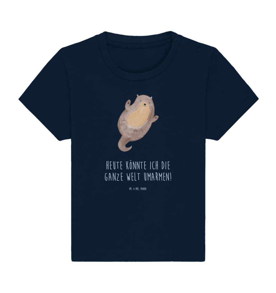 Organic Baby Shirt Otter Umarmen Baby T-Shirt, Jungen Baby T-Shirt, Mädchen Baby T-Shirt, Shirt, Otter, Fischotter, Seeotter, Otter Seeotter See Otter