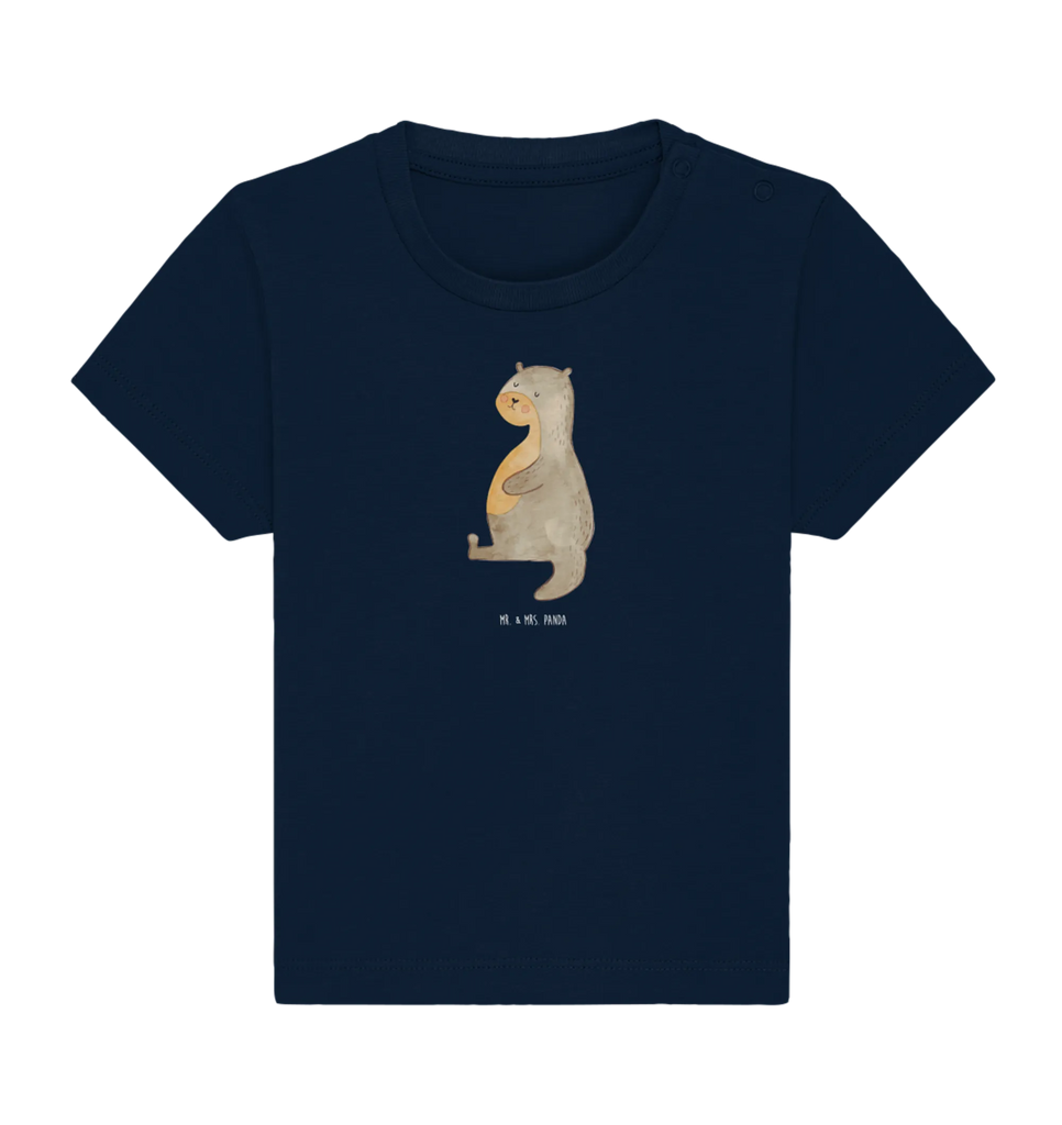 Organic Baby Shirt Otter Bauch Baby T-Shirt, Jungen Baby T-Shirt, Mädchen Baby T-Shirt, Shirt, Otter, Fischotter, Seeotter, Otter Seeotter See Otter