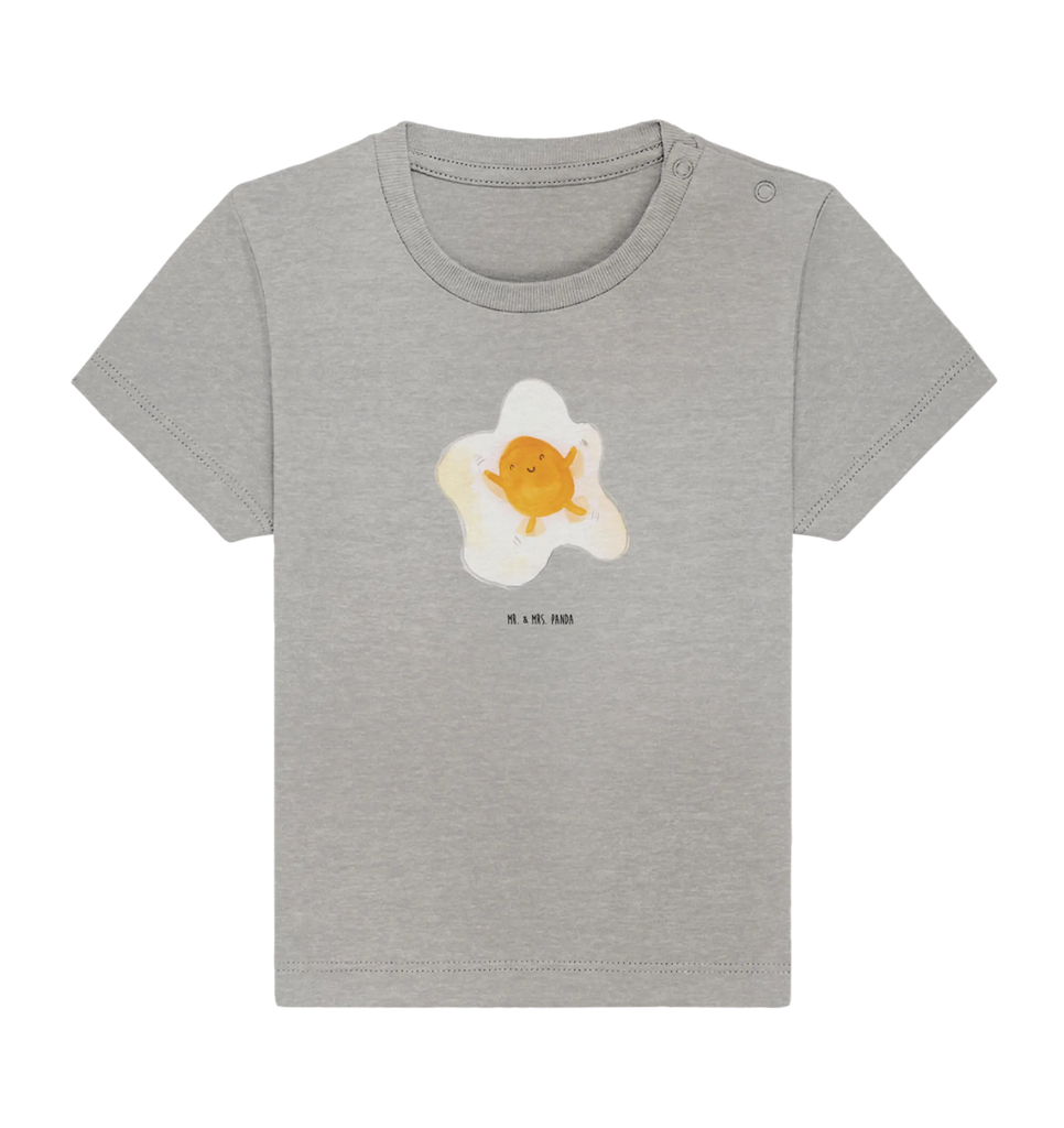 Organic Baby Shirt Spiegelei Ei Baby T-Shirt, Jungen Baby T-Shirt, Mädchen Baby T-Shirt, Shirt, Tiermotive, Gute Laune, lustige Sprüche, Tiere, Ei, Spiegelei, Schön, Tag, Glücklich, Liebe