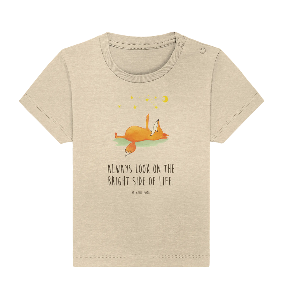 Organic Baby Shirt Fuchs Sterne Baby T-Shirt, Jungen Baby T-Shirt, Mädchen Baby T-Shirt, Shirt, Fuchs, Füchse, tröstende Worte, Spruch positiv, Spruch schön, Romantik, Always Look on the Bright Side of Life