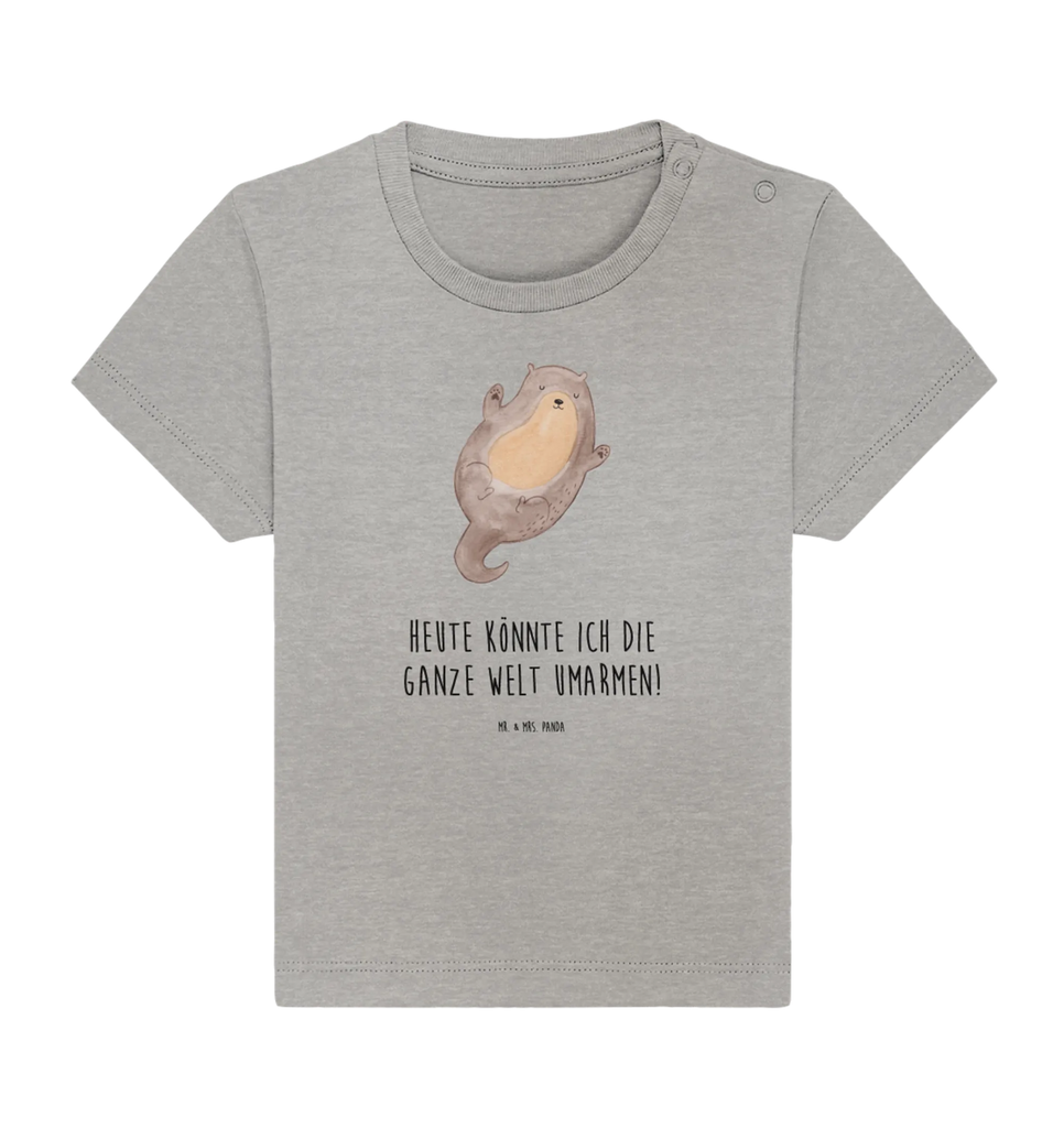 Organic Baby Shirt Otter Umarmen Baby T-Shirt, Jungen Baby T-Shirt, Mädchen Baby T-Shirt, Shirt, Otter, Fischotter, Seeotter, Otter Seeotter See Otter