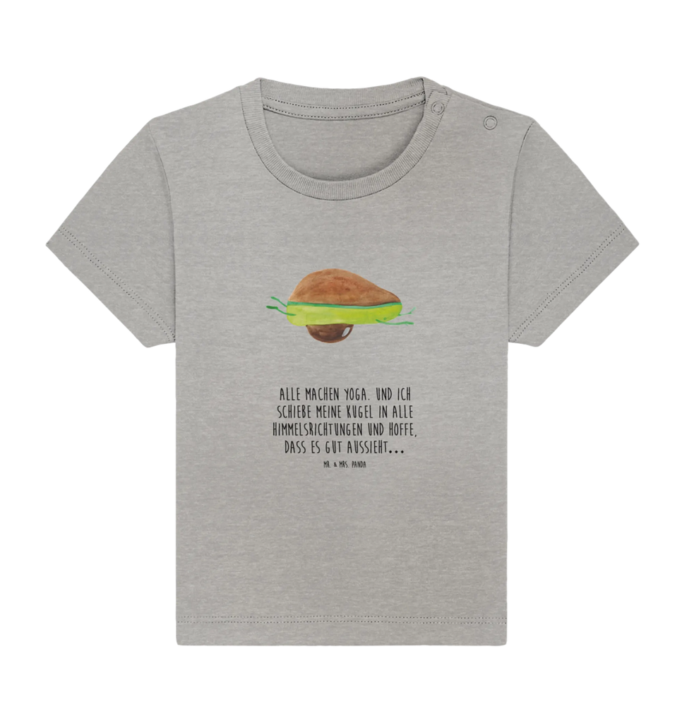 Organic Baby Shirt Avocado Yoga Baby T-Shirt, Jungen Baby T-Shirt, Mädchen Baby T-Shirt, Shirt, Avocado, Veggie, Vegan, Gesund, Avocado Yoga Vegan