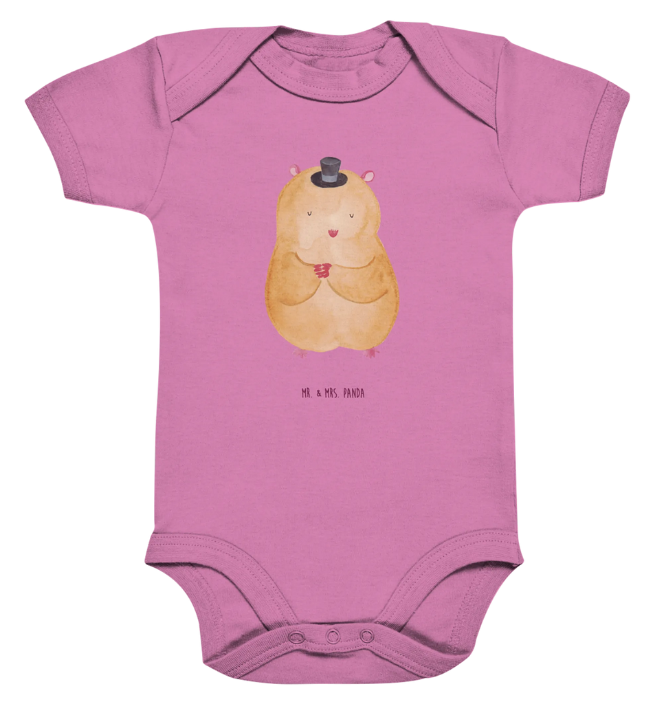 Organic Baby Body Hamster Hut Babykleidung, Babystrampler, Strampler, Wickelbody, Baby Erstausstattung, Junge, Mädchen, Tiermotive, Gute Laune, lustige Sprüche, Tiere, Hamster, Hut, Magier, Zylinder, Zwerghamster, Zauberer