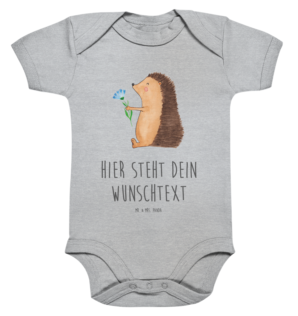 Personalisierter Baby Body Igel mit Blume Personalisierter Baby Body, Personalisierte Babykleidung, Personalisierter Babystrampler, Personalisierter Strampler, Personalisierter Wickelbody, Personalisierte Baby Erstausstattung, Junge, Mädchen, Tiermotive, Gute Laune, lustige Sprüche, Tiere, Igel, Gute Besserung, Genesungswünsche, Krankheit, Krankenhaus, krank, Besuch