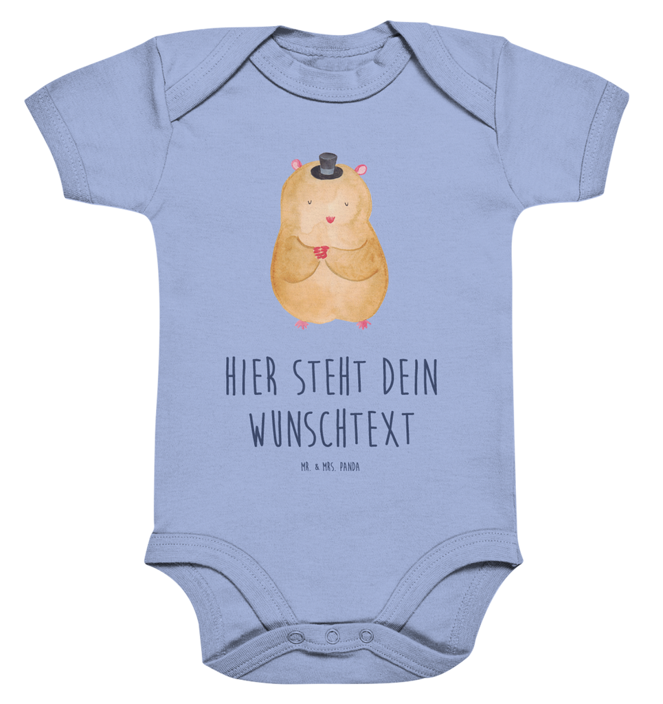 Personalisierter Baby Body Hamster mit Hut Personalisierter Baby Body, Personalisierte Babykleidung, Personalisierter Babystrampler, Personalisierter Strampler, Personalisierter Wickelbody, Personalisierte Baby Erstausstattung, Junge, Mädchen, Tiermotive, Gute Laune, lustige Sprüche, Tiere, Hamster, Hut, Magier, Zylinder, Zwerghamster, Zauberer