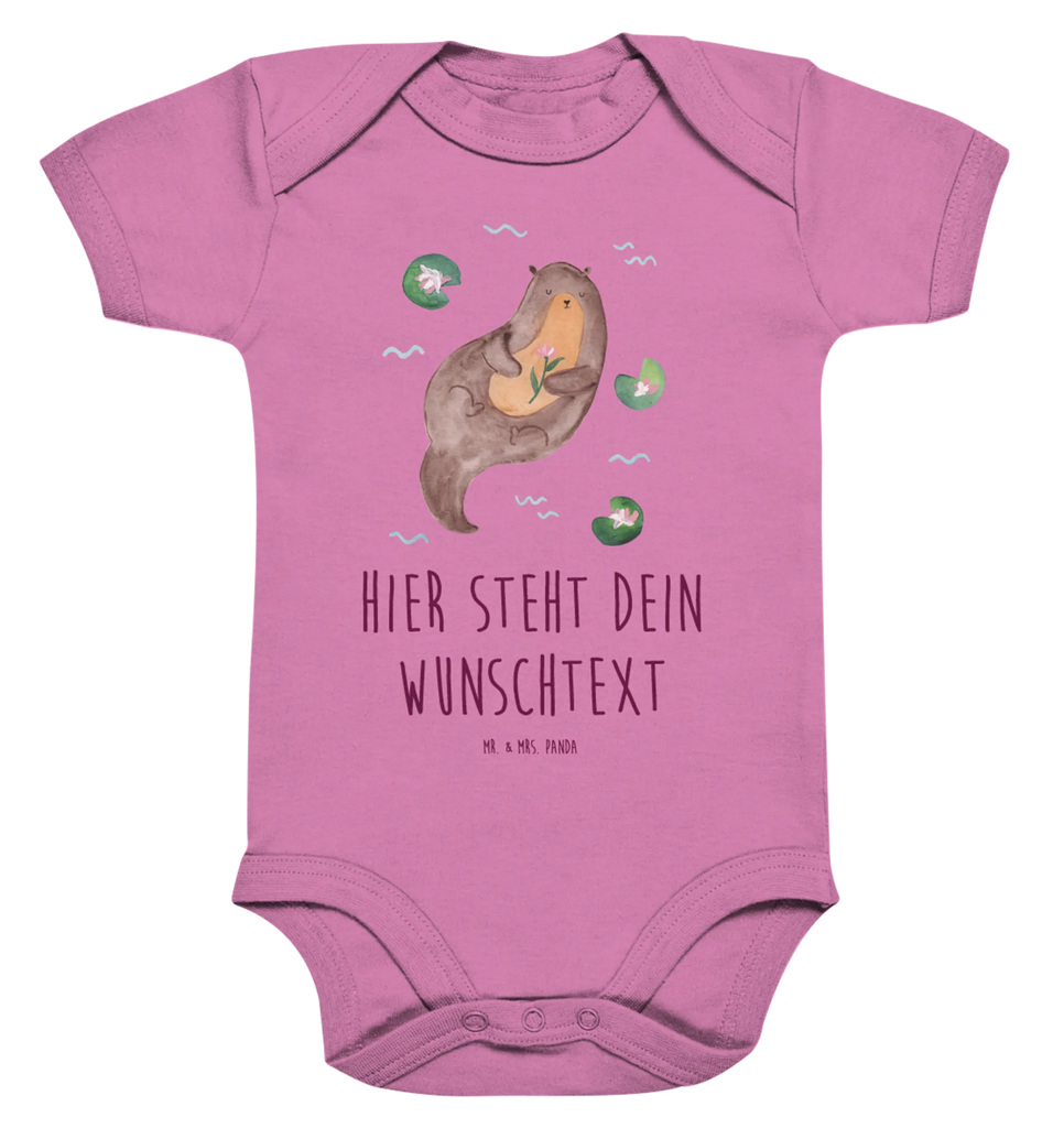 Personalisierter Baby Body Otter mit Seerose Personalisierter Baby Body, Personalisierte Babykleidung, Personalisierter Babystrampler, Personalisierter Strampler, Personalisierter Wickelbody, Personalisierte Baby Erstausstattung, Junge, Mädchen, Otter, Fischotter, Seeotter, Otter Seeotter See Otter