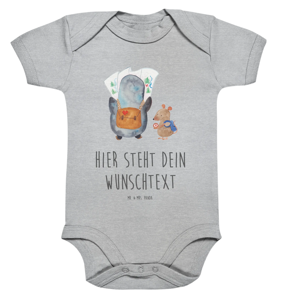 Personalisierter Baby Body Pinguin & Maus Wanderer Personalisierter Baby Body, Personalisierte Babykleidung, Personalisierter Babystrampler, Personalisierter Strampler, Personalisierter Wickelbody, Personalisierte Baby Erstausstattung, Junge, Mädchen, Pinguin, Pinguine, Abenteurer, Abenteuer, Roadtrip, Ausflug, Wanderlust, wandern