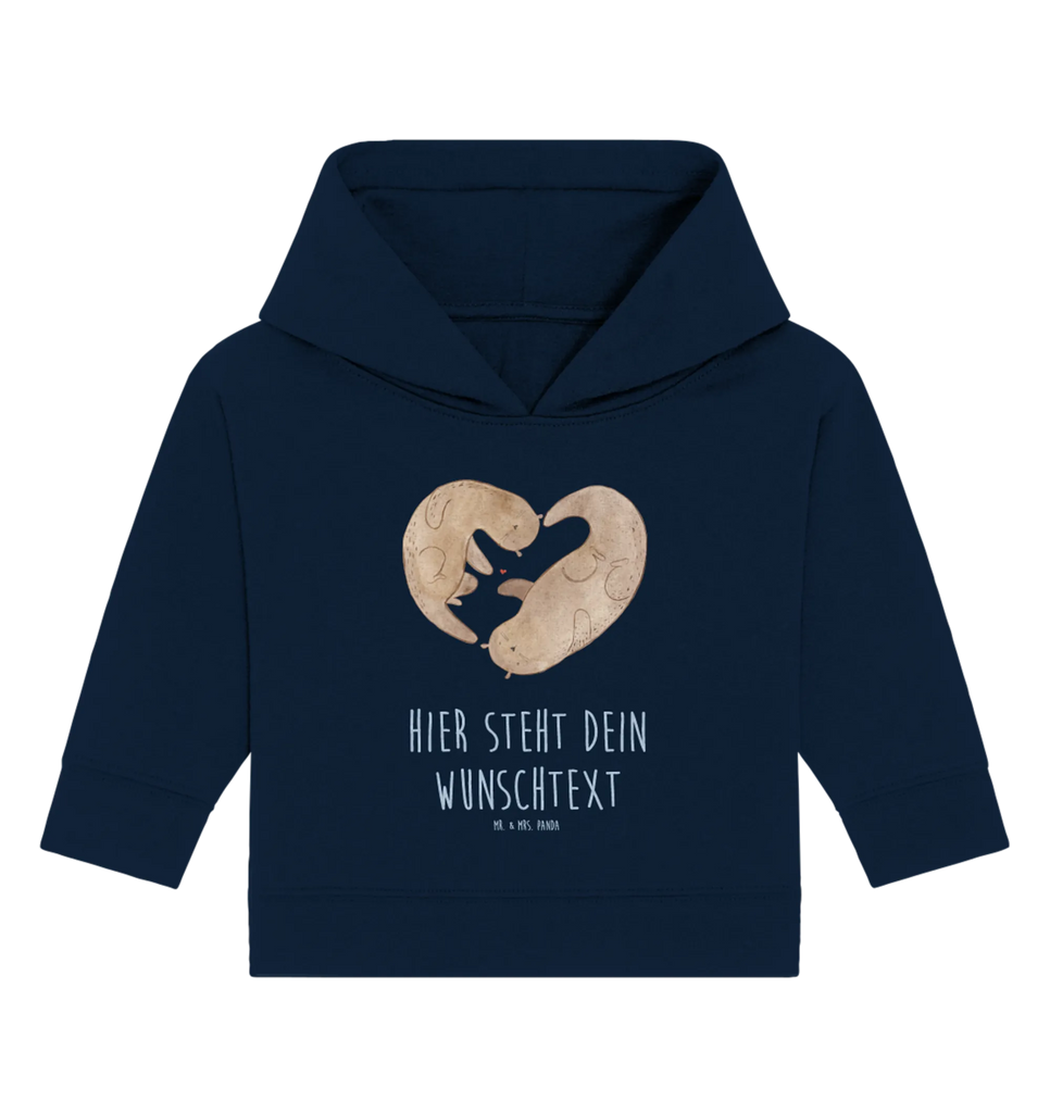 Personalisierter Baby Hoodie Otter Herz Personalisierter Baby Hoodie, Baby Hoodie mit Namen, Babyhoodie Wunschtext, Otter, Fischotter, Seeotter, Liebe, Herz, Liebesbeweis, Liebesgeschenk, Bessere Hälfte, Love you, Jahrestag, Hochzeitstag, Verlobung, gemeinsames Leben