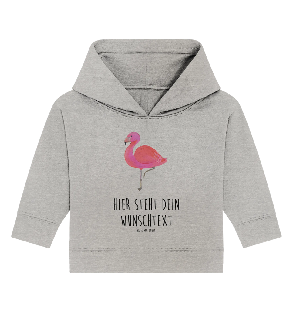 Personalisierter Baby Hoodie Flamingo Classic Personalisierter Baby Hoodie, Baby Hoodie mit Namen, Babyhoodie Wunschtext, Flamingo, Einzigartig, Selbstliebe, Stolz, ich, für mich, Spruch, Freundin, Freundinnen, Außenseiter, Sohn, Tochter, Geschwister