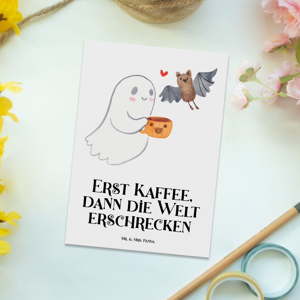 Postkarte Gespenst Kaffee Postkarte, Karte, Geschenkkarte, Grußkarte, Einladung, Ansichtskarte, Geburtstagskarte, Einladungskarte, Dankeskarte, Ansichtskarten, Einladung Geburtstag, Einladungskarten Geburtstag, Halloween, Deko, Martinssingen, Dekoration, Geschenke, Schenken, Gespenst, Kaffee