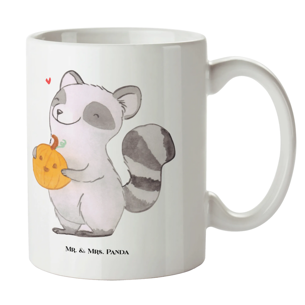 Tasse Waschbär Kürbis Tasse, Kaffeetasse, Teetasse, Becher, Kaffeebecher, Teebecher, Keramiktasse, Porzellantasse, Büro Tasse, Geschenk Tasse, Tasse Sprüche, Tasse Motive, Kaffeetassen, Tasse bedrucken, Designer Tasse, Cappuccino Tassen, Schöne Teetassen, Halloween, Deko, Martinssingen, Dekoration, Geschenke, Schenken, Halloween Deko, Trick or Treat, Süßes sonst gibt's saures, Waschbär, Kürbis