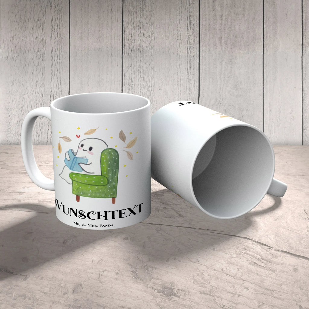 Personalisierte Tasse Gespenst  Buch Personalisierte Tasse, Namenstasse, Wunschname, Personalisiert, Tasse, Namen, Drucken, Tasse mit Namen, Halloween, Deko, Martinssingen, Dekoration, Geschenke, Schenken, Gespenst, Buch, Herbst, gemütlich