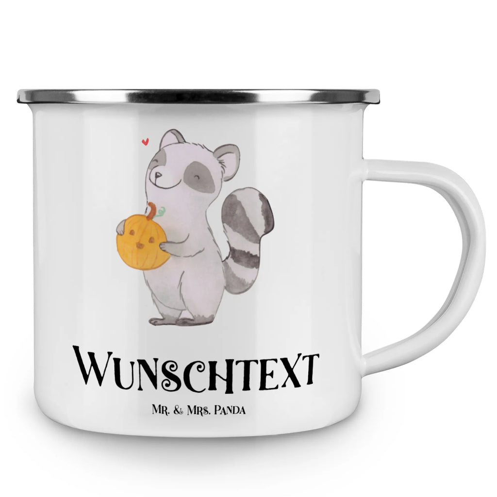 Personalisierte Emaille Tasse Waschbär Kürbis Emaille Tasse personalisiert, Emaille Tasse mit Namen, Campingtasse personalisiert, Namenstasse, Campingtasse bedrucken, Campinggeschirr personalsisert, tasse mit namen, personalisierte tassen, personalisierte tasse, tasse selbst gestalten, tasse bedrucken, tassen bedrucken, Halloween, Deko, Martinssingen, Dekoration, Geschenke, Schenken, Halloween Deko, Trick or Treat, Süßes sonst gibt's saures, Waschbär, Kürbis