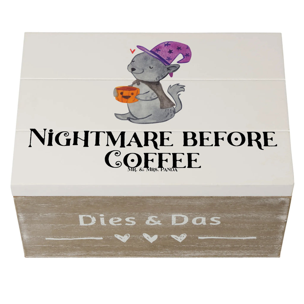 Holzkiste Kater Kaffee Holzkiste, Kiste, Schatzkiste, Truhe, Schatulle, XXL, Erinnerungsbox, Erinnerungskiste, Dekokiste, Aufbewahrungsbox, Geschenkbox, Geschenkdose, Halloween, Deko, Martinssingen, Dekoration, Geschenke, Schenken, Hexe, Kater, Kaffee, Magie