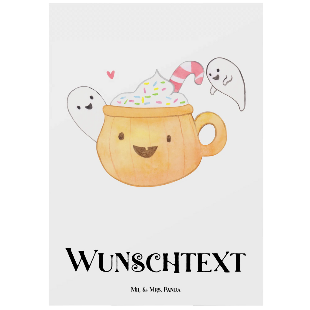 Personalisierte Postkarte Kaffee Gespenst Postkarte mit Namen, Postkarte bedrucken, Postkarte mit Wunschtext, Postkarte personalisierbar, Geschenkkarte mit Namen, Grußkarte mit Namen, Karte mit Namen, Einladung mit Namen, Ansichtskarte mit Namen, Geschenkkarte mit Wunschtext, Grußkarte mit Wunschtext, Karte mit Wunschtext, Einladung mit Wunschtext, Ansichtskarte mit Wunschtext, Halloween, Deko, Martinssingen, Dekoration, Geschenke, Schenken, Halloween Deko, Trick or Treat, Süßes sonst gibt's saures, Pumpkin spiced Latte, Kaffee, Gespenst