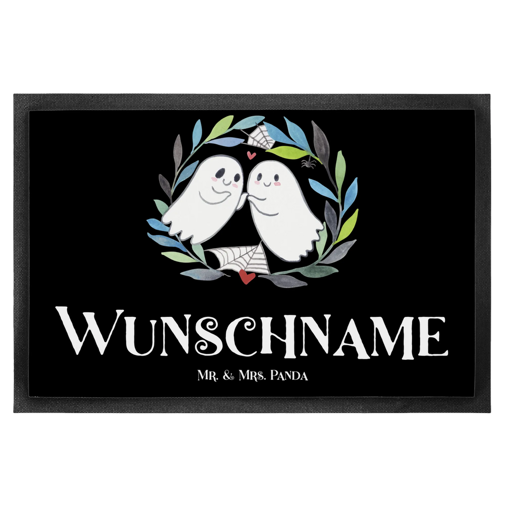 Personalisierte Fußmatte Gespenster  Liebe Personalisierte Fußmatte, Fußmatte mit Namen, Personalisieruung, Personalisiert, Fußmatte bedrucken, Türvorleger mit Namen, Haustürmatte personalisiert, Namensfussmatte, Wunschnamen, Bedrucken, Türvorleger personalisiert, Halloween, Deko, Martinssingen, Dekoration, Geschenke, Schenken, Gespenst, Paar, Verliebt