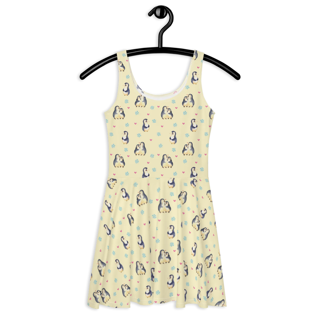 Sommerkleid Pinguin umarmen Muster Sommerkleid, Kleid, Skaterkleid, Pinguin, Liebe, Liebespaar, Liebesbeweis, Liebesgeschenk, Verlobung, Jahrestag, Hochzeitstag, Hochzeit, Hochzeitsgeschenk