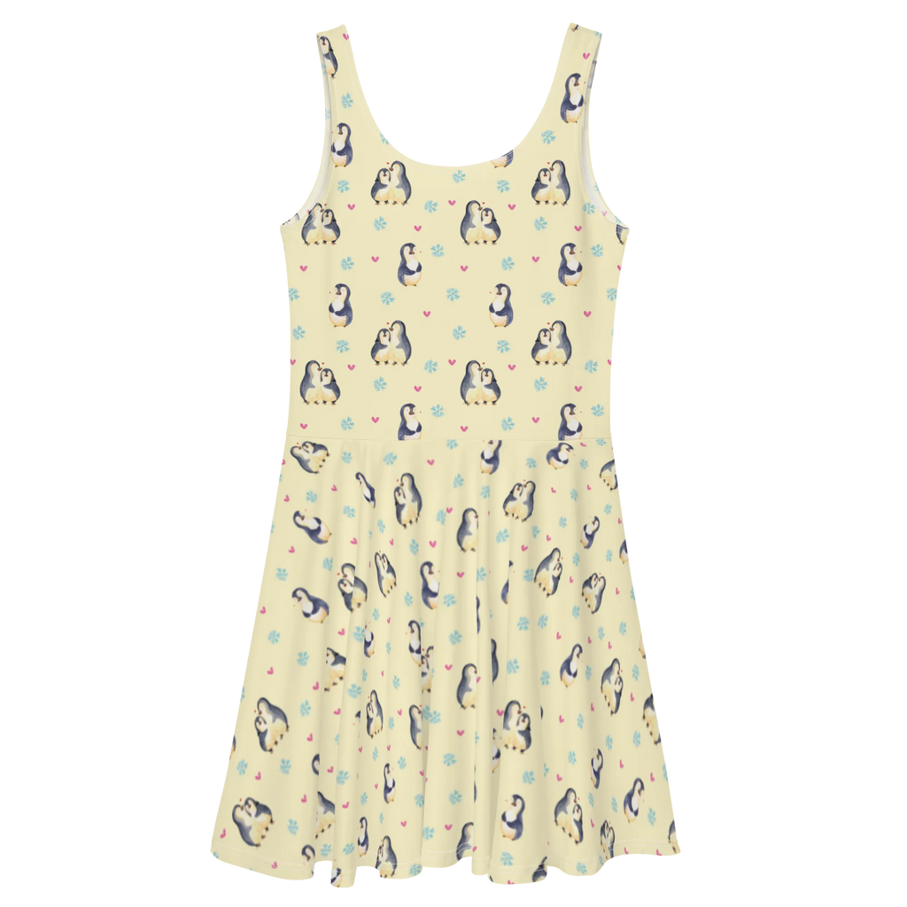 Sommerkleid Pinguin umarmen Muster Sommerkleid, Kleid, Skaterkleid, Pinguin, Liebe, Liebespaar, Liebesbeweis, Liebesgeschenk, Verlobung, Jahrestag, Hochzeitstag, Hochzeit, Hochzeitsgeschenk