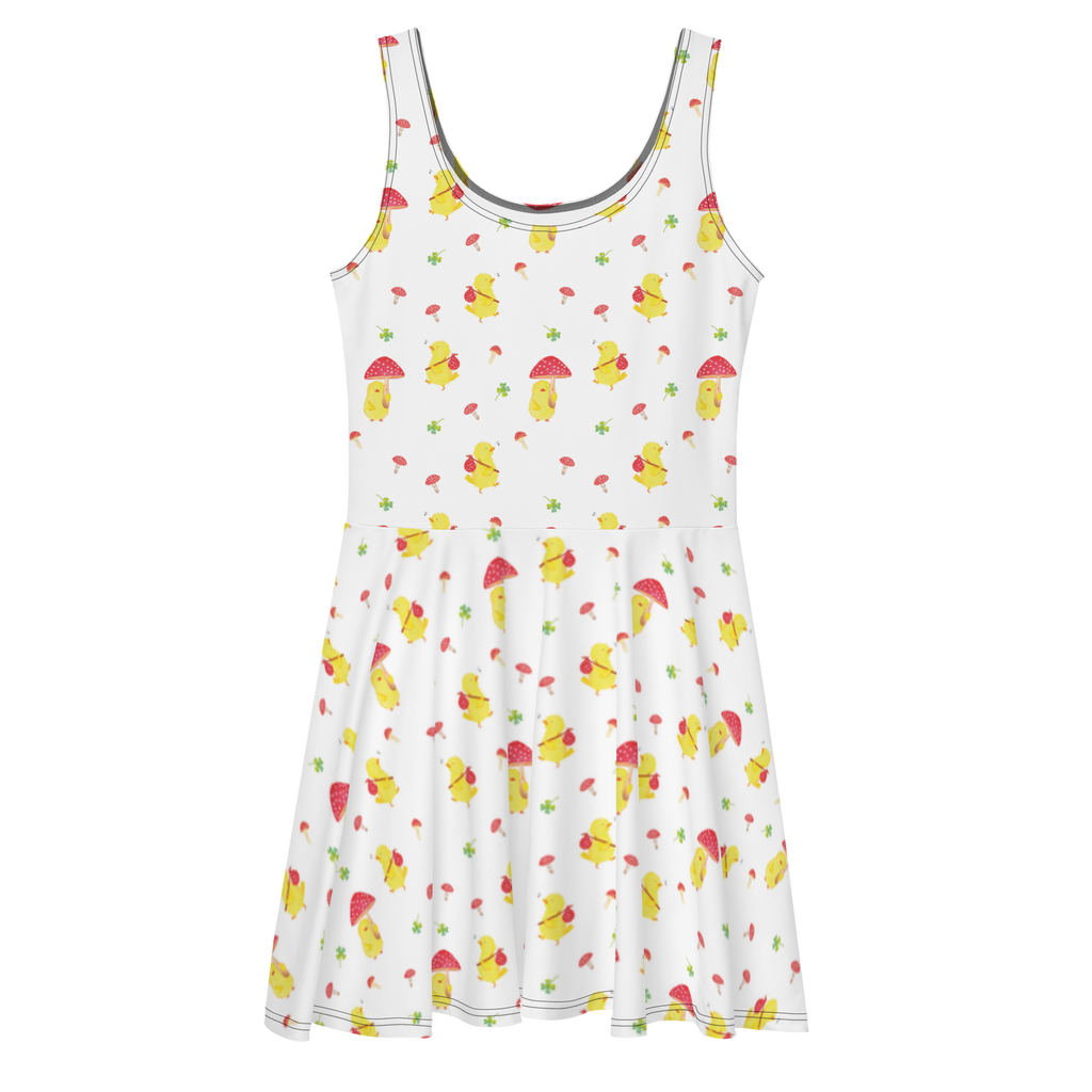 Sommerkleid Küken Fliegenpilz Muster Sommerkleid, Kleid, Skaterkleid, Ostern, Osterhase, Ostergeschenke, Osternest, Osterdeko, Geschenke zu Ostern, Ostern Geschenk, Ostergeschenke Kinder, Ostern Kinder, Küken, Fliegenpilz, Glückspilz, Frohe Ostern, Ostergrüße