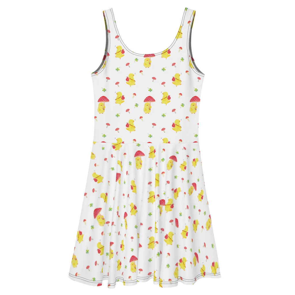 Sommerkleid Küken Fliegenpilz Muster Sommerkleid, Kleid, Skaterkleid, Ostern, Osterhase, Ostergeschenke, Osternest, Osterdeko, Geschenke zu Ostern, Ostern Geschenk, Ostergeschenke Kinder, Ostern Kinder, Küken, Fliegenpilz, Glückspilz, Frohe Ostern, Ostergrüße