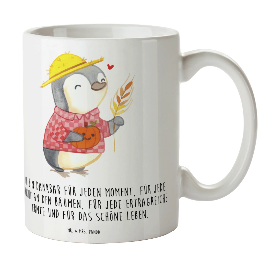 Tasse Erntedankfest Pinguin Tasse, Kaffeetasse, Teetasse, Becher, Kaffeebecher, Teebecher, Keramiktasse, Porzellantasse, Büro Tasse, Geschenk Tasse, Tasse Sprüche, Tasse Motive, Kaffeetassen, Tasse bedrucken, Designer Tasse, Cappuccino Tassen, Schöne Teetassen, Erntedank, Erntedankfest, Erntedank Kindergarten, Erntedankspruch, Erntedank Sprüche, Erntedankfest deko, Erntedank Deko, Erntedank mit Kindern, Thanksgiving, Kürbis, Dankbarkeits Spruch, Herbst Motiv