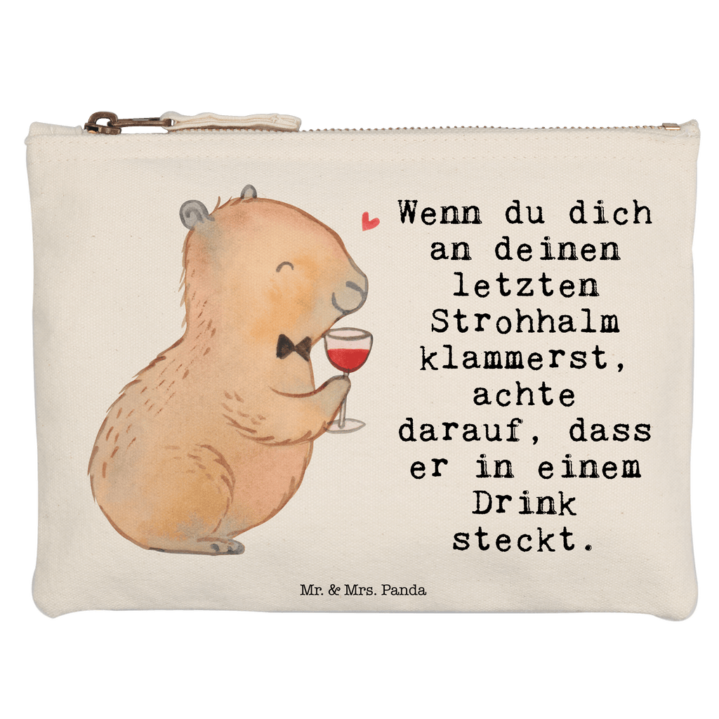 Schminktasche Capybara Wein Schminktasche, Kosmetiktasche, Kosmetikbeutel, Stiftemäppchen, Etui, Federmappe, Makeup, XXL, Schminketui, Kosmetiketui, Schlamperetui, Tiermotive, Gute Laune, lustige Sprüche, Tiere, Capybara Weinflasche, Weinliebhaber Geschenk, Capybara Zeichnung, Adrette Tiere, Panda Handzeichnung, Weintrinkendes Nagetier, Capybara Kunstwerk, Geschenk für Weinkenner, Stilvolles Capybara, Heiterer Capybara, Liebe zum Wein Spruch, Wein Spaßbild, Handgezeichnetes Capybara