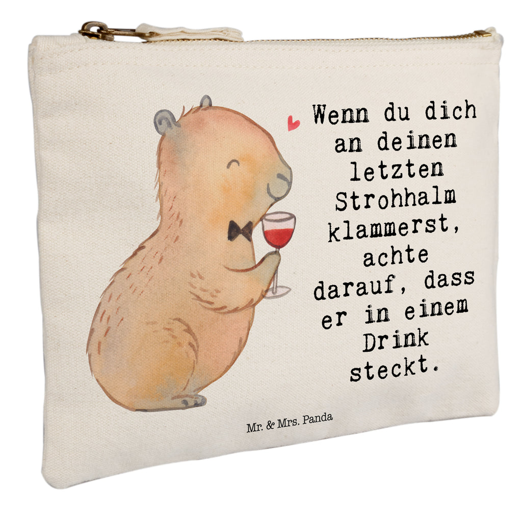 Schminktasche Capybara Wein Schminktasche, Kosmetiktasche, Kosmetikbeutel, Stiftemäppchen, Etui, Federmappe, Makeup, XXL, Schminketui, Kosmetiketui, Schlamperetui, Tiermotive, Gute Laune, lustige Sprüche, Tiere, Capybara Weinflasche, Weinliebhaber Geschenk, Capybara Zeichnung, Adrette Tiere, Panda Handzeichnung, Weintrinkendes Nagetier, Capybara Kunstwerk, Geschenk für Weinkenner, Stilvolles Capybara, Heiterer Capybara, Liebe zum Wein Spruch, Wein Spaßbild, Handgezeichnetes Capybara