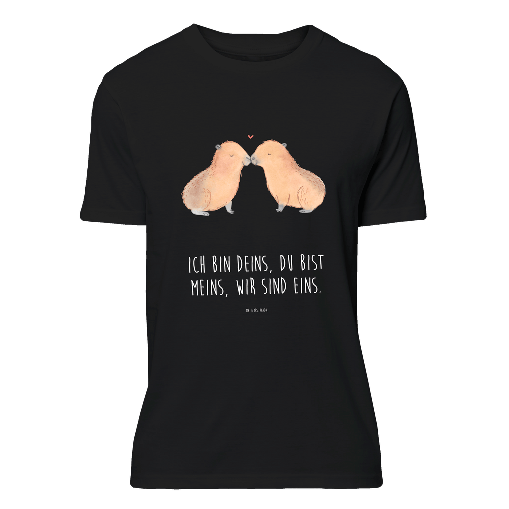 T-Shirt Standard Capybara Liebe T-Shirt, Shirt, Tshirt, Lustiges T-Shirt, T-Shirt mit Spruch, Party, Junggesellenabschied, Jubiläum, Geburstag, Herrn, Damen, Männer, Frauen, Schlafshirt, Nachthemd, Sprüche, Tiermotive, Gute Laune, lustige Sprüche, Tiere, Capybara, Liebe, verliebt, Paar, Jahrestag, Kuschel Capybaras, Tierliebe, Romantisches Geschenk, Handgezeichnet, Verschmolzen, Geschenkidee, Beziehung, Partnertiere, Ich bin deins, Du bist meins, Liebesspruch, Herzlich, Valentinstag, Ehejubiläum, Liebesbeweis