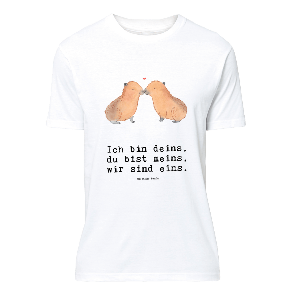 T-Shirt Standard Capybara Liebe T-Shirt, Shirt, Tshirt, Lustiges T-Shirt, T-Shirt mit Spruch, Party, Junggesellenabschied, Jubiläum, Geburstag, Herrn, Damen, Männer, Frauen, Schlafshirt, Nachthemd, Sprüche, Tiermotive, Gute Laune, lustige Sprüche, Tiere, Capybara, Liebe, verliebt, Paar, Jahrestag, Kuschel Capybaras, Tierliebe, Romantisches Geschenk, Handgezeichnet, Verschmolzen, Geschenkidee, Beziehung, Partnertiere, Ich bin deins, Du bist meins, Liebesspruch, Herzlich, Valentinstag, Ehejubiläum, Liebesbeweis