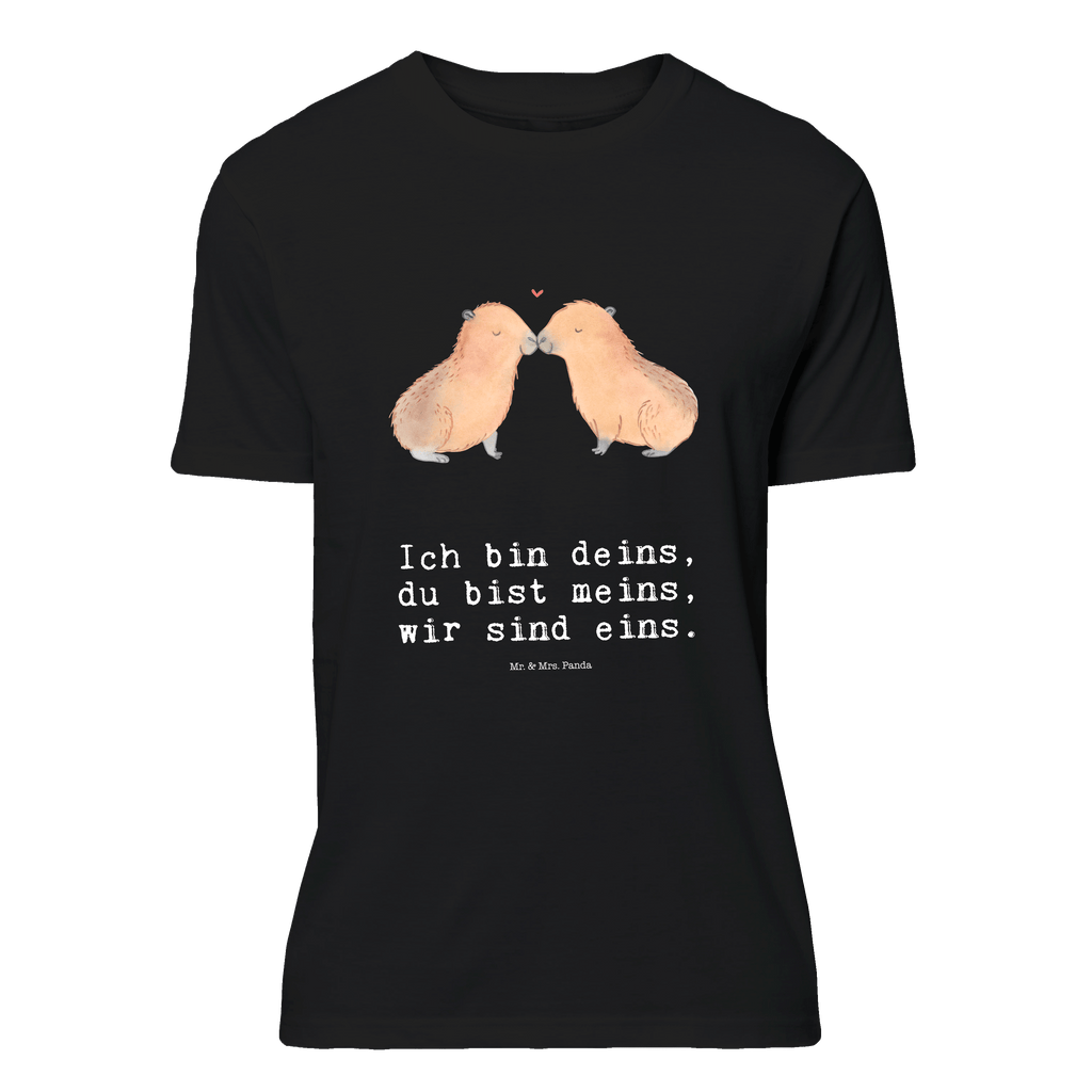 T-Shirt Standard Capybara Liebe T-Shirt, Shirt, Tshirt, Lustiges T-Shirt, T-Shirt mit Spruch, Party, Junggesellenabschied, Jubiläum, Geburstag, Herrn, Damen, Männer, Frauen, Schlafshirt, Nachthemd, Sprüche, Tiermotive, Gute Laune, lustige Sprüche, Tiere, Capybara, Liebe, verliebt, Paar, Jahrestag, Kuschel Capybaras, Tierliebe, Romantisches Geschenk, Handgezeichnet, Verschmolzen, Geschenkidee, Beziehung, Partnertiere, Ich bin deins, Du bist meins, Liebesspruch, Herzlich, Valentinstag, Ehejubiläum, Liebesbeweis