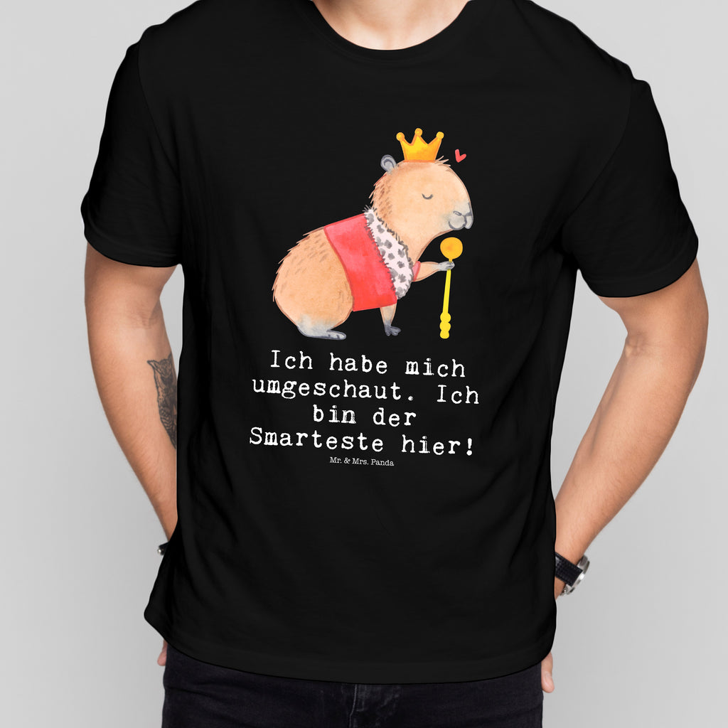 T-Shirt Standard Capybara König T-Shirt, Shirt, Tshirt, Lustiges T-Shirt, T-Shirt mit Spruch, Party, Junggesellenabschied, Jubiläum, Geburstag, Herrn, Damen, Männer, Frauen, Schlafshirt, Nachthemd, Sprüche, Tiermotive, Gute Laune, lustige Sprüche, Tiere, Capybara, König