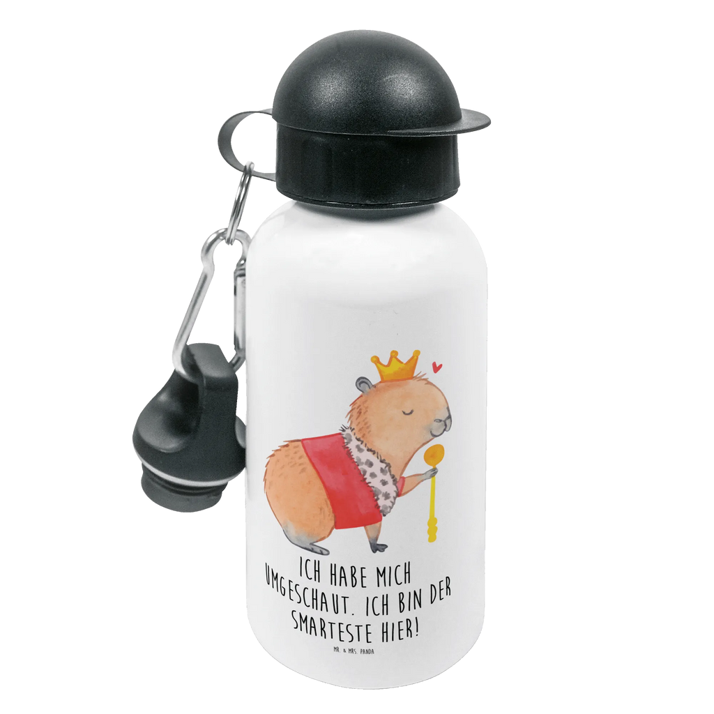 Kindertrinkflasche Capybara König Kindertrinkflasche, Kinder Trinkflasche, Trinkflasche, Flasche, Kinderflasche, Kinder, Kids, Kindergarten Flasche, Grundschule, Jungs, Mädchen, Tiermotive, Gute Laune, lustige Sprüche, Tiere, Capybara, König