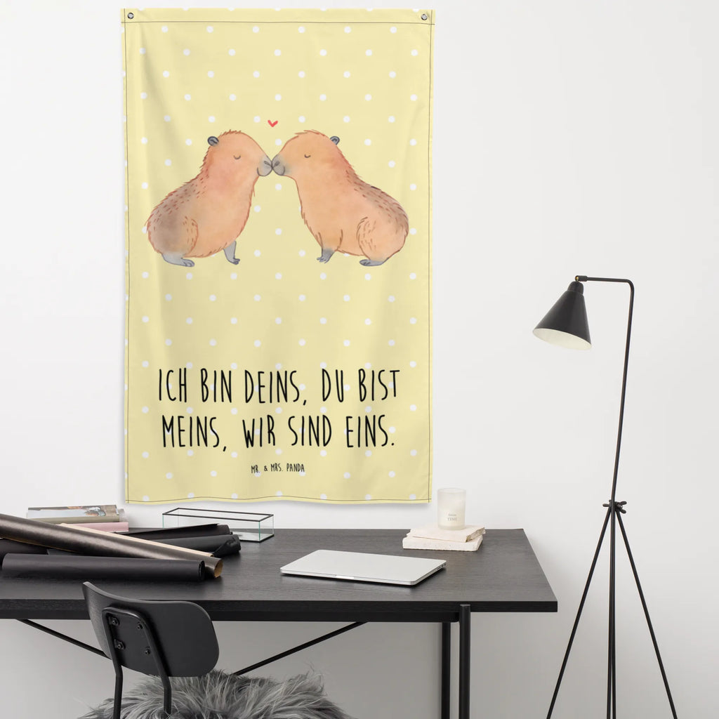 Wandteppich Capybara Liebe Wandbehang, Dekoration, Boho, Wandteppich, Wandtuch, Wanddeko, Tapisserie, Tapestry, Wandbild, Textil-Kunst, Schmuck-Wandbehang, Wand Deko, Kinderzimmer, Kinderzimmer Wand, Kinderzimmer Deko, Kinderzimmer Wanddeko, Tiermotive, Gute Laune, lustige Sprüche, Tiere, Capybara, Liebe, verliebt, Paar, Jahrestag, Kuschel Capybaras, Tierliebe, Romantisches Geschenk, Handgezeichnet, Verschmolzen, Geschenkidee, Beziehung, Partnertiere, Ich bin deins, Du bist meins, Liebesspruch, Herzlich, Valentinstag, Ehejubiläum, Liebesbeweis