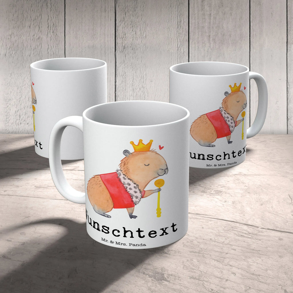 Personalisierte Tasse Capybara König Personalisierte Tasse, Namenstasse, Wunschname, Personalisiert, Tasse, Namen, Drucken, Tasse mit Namen, Tiermotive, Gute Laune, lustige Sprüche, Tiere, Capybara, König