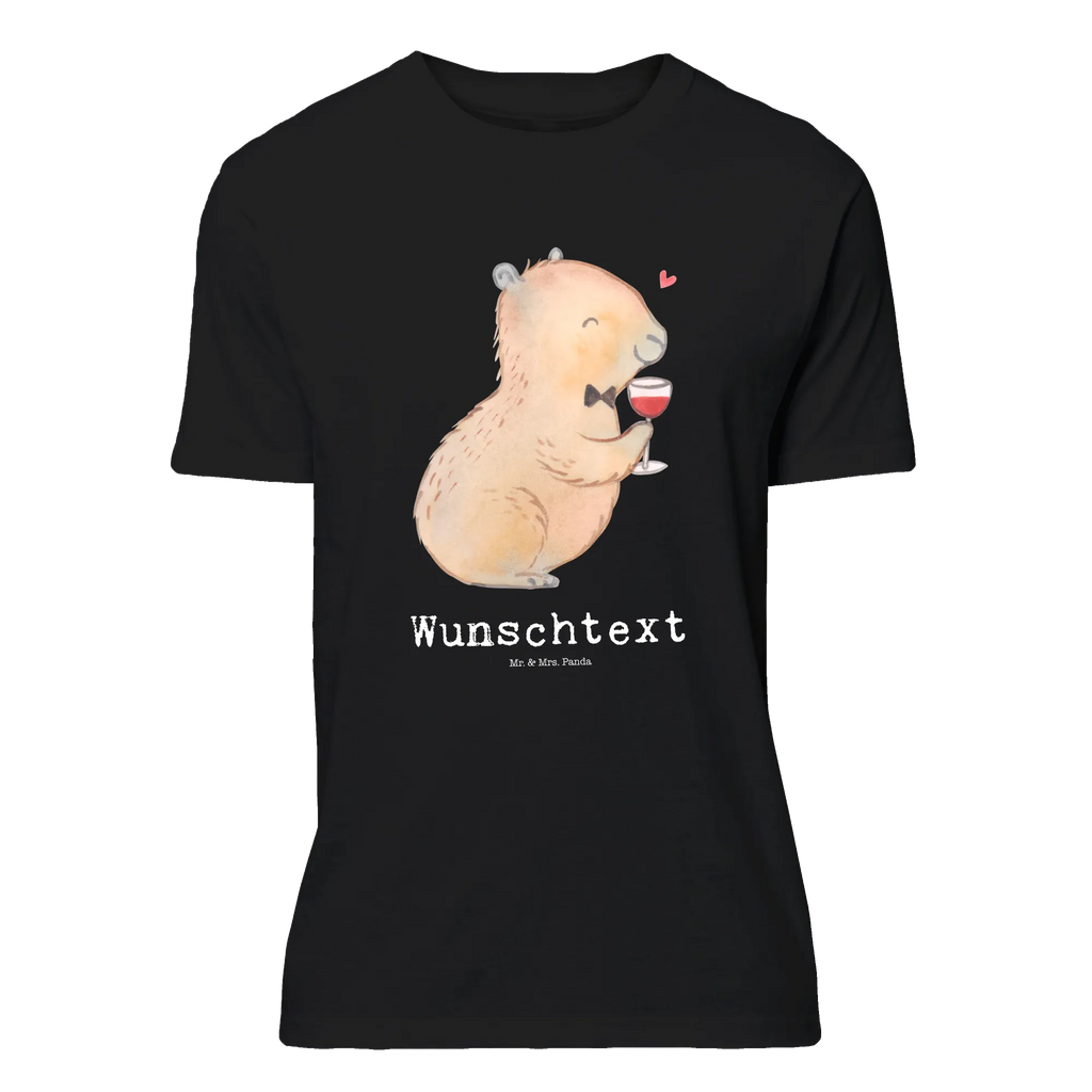 Personalisiertes T-Shirt Capybara Wein T-Shirt Personalisiert, T-Shirt mit Namen, T-Shirt mit Aufruck, Männer, Frauen, Tiermotive, Gute Laune, lustige Sprüche, Tiere, Capybara Weinflasche, Weinliebhaber Geschenk, Capybara Zeichnung, Adrette Tiere, Panda Handzeichnung, Weintrinkendes Nagetier, Capybara Kunstwerk, Geschenk für Weinkenner, Stilvolles Capybara, Heiterer Capybara, Liebe zum Wein Spruch, Wein Spaßbild, Handgezeichnetes Capybara