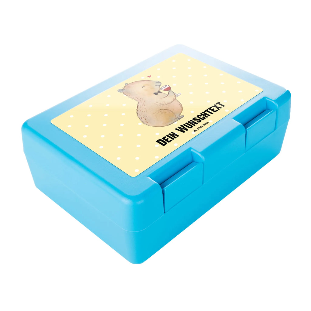 Personalisierte Brotdose Capybara Wein Brotdose personalisiert, Brotbox, Snackbox, Lunch box, Butterbrotdose, Brotzeitbox, Tiermotive, Gute Laune, lustige Sprüche, Tiere, Capybara Weinflasche, Weinliebhaber Geschenk, Capybara Zeichnung, Adrette Tiere, Panda Handzeichnung, Weintrinkendes Nagetier, Capybara Kunstwerk, Geschenk für Weinkenner, Stilvolles Capybara, Heiterer Capybara, Liebe zum Wein Spruch, Wein Spaßbild, Handgezeichnetes Capybara